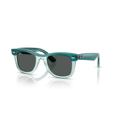 Ray-Ban Occhiali da Sole RJ9140S 721387 Verde Trasparente Grigio Scuro Bambini  2