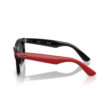 Ray-Ban Occhiali da Sole RJ9140S 721588 Rosso Nero Grigio Specchiato Bambini 3