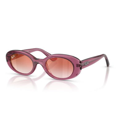 Ray-Ban Occhiali da Sole RJ9141S 7217V0 Viola Trasparente Trasparente Sfumato Rosso Bambini  2