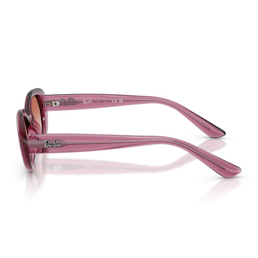 Ray-Ban Occhiali da Sole RJ9141S 7217V0 Viola Trasparente Trasparente Sfumato Rosso Bambini  3