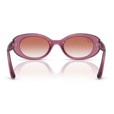 Ray-Ban Occhiali da Sole RJ9141S 7217V0 Viola Trasparente Trasparente Sfumato Rosso Bambini  4