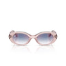 Ray-Ban Occhiali da Sole RJ9141S 7218U0 Rosa Trasparente Trasparente Blu Bambini 