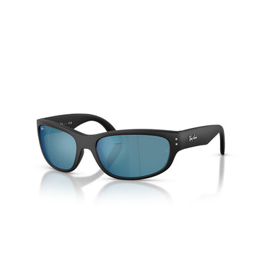 Ray-Ban Gafas de Sol RJ9189S 100S55 Mini Balorama Negro Mate Azul Espejado Niños 2