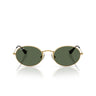 Ray-Ban Occhiali da Sole RJ9645S 223 71 Junior Oro Arista Verde Scuro Bambini 