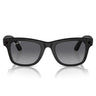 Ray-Ban Occhiali da Sole RW4008 601ST3 Meta Wayfarer Nero-Grigio Chiaro Unisex