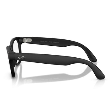 Ray-Ban Occhiali da Sole RW4011 601S1M Meta Wayfarer Gen 3 Nero Opaco/Trasparente Verde Unisex Fotocromatici