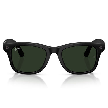 Ray-Ban Occhiali da Sole RW4011 601S1M Meta Wayfarer Gen 3 Nero Opaco/Trasparente Verde Unisex Fotocromatici