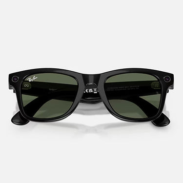 Ray-Ban Sunglasses RW4012 601/71 Meta Wayfarer (Gen 2) Glossy Black/Green G-15 Unisex 7