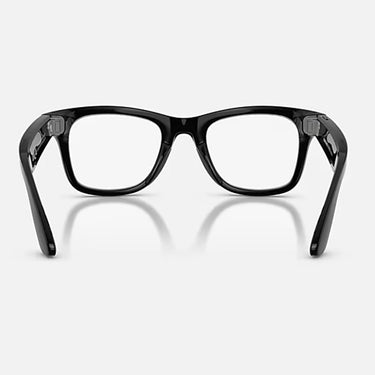 Ray-Ban Occhiali da Sole RW4012 601/1M Meta Wayfarer (Gen 2) Nero/Trasparente Verde Grafite Unisex Fotocromatici 5