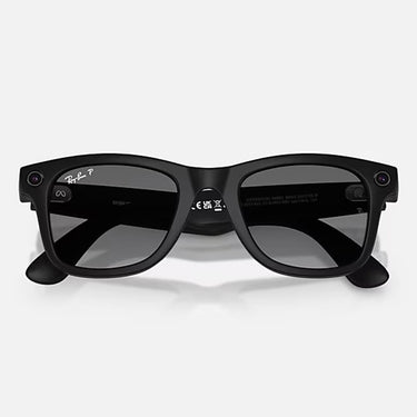 Ray-Ban Okulary Przeciwsłoneczne RW4012 601ST3 Meta Wayfarer (Gen 2) Czarny Matowy/Szary Gradient Unisex Polaryzowane 7
