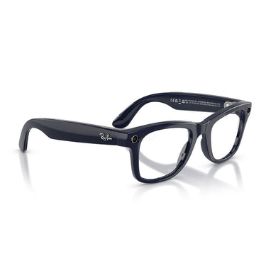 Ray-Ban Occhiali da Sole RW4012 6628MF Meta Wayfarer (Gen 2) Blu Cosmico Trasparente Zaffiro Unisex Fotocromatici 7