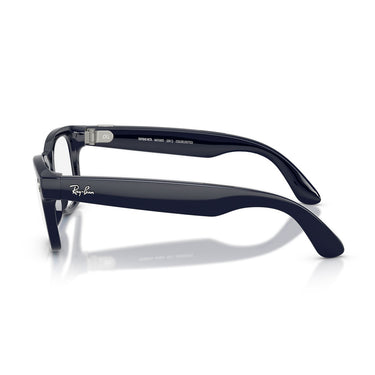 Ray-Ban Occhiali da Sole RW4012 6628MF Meta Wayfarer (Gen 2) Blu Cosmico Trasparente Zaffiro Unisex Fotocromatici 5