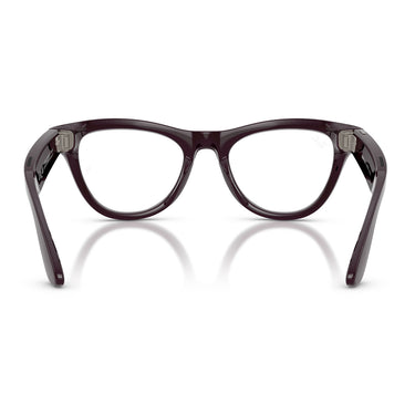 Ray-Ban Occhiali da Sole RW4014 6701CH Skyler (Gen 2) Viola Mistico Trasparente Ametista Unisex Fotocromatici 6