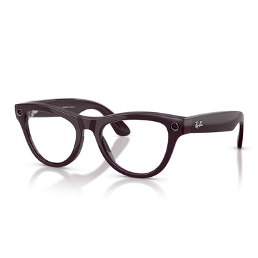 Ray-Ban Occhiali da Sole RW4014 6701CH Skyler (Gen 2) Viola Mistico Trasparente Ametista Unisex Fotocromatici 3