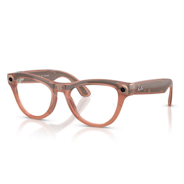 Ray-Ban Occhiali da Sole RW4014 6778M4 Skyler (Gen 2) Pesca Trasparente Marrone Unisex Fotocromatici  3