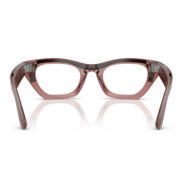 Ray-Ban Occhiali da Vista RW4015V 8553 Meta Zena Rosa Latte/Trasparente Unisex