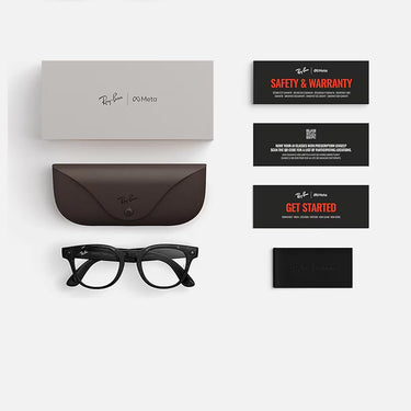 Ray-Ban Occhiali da Vista RW7002 8526 Meta Scriber Optic Nero Trasparente/Trasparente Unisex 0
