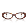 Ray-Ban Occhiali da Vista RX2223V 2144 Striato Marrone/Trasparente Donna