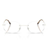 Ray-Ban Occhiali da Vista RX3767V 3205 Bianco/Trasparente Unisex