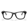 Ray-Ban Occhiali da Vista RX4340V 2000 Wayfarer Ease Nero/Trasparente Unisex