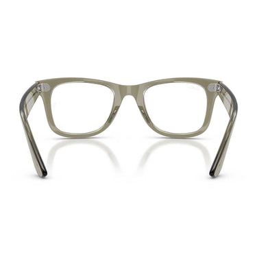 Ray-Ban Occhiali da Vista RX4340V 8541 Wayfarer Ease Verde Trasparente/Trasparente Unisex 4