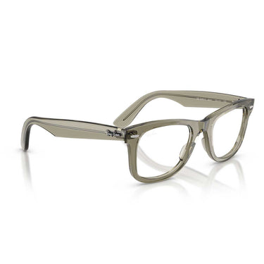 Ray-Ban Occhiali da Vista RX4340V 8541 Wayfarer Ease Verde Trasparente/Trasparente Unisex 5