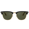 Ray-Ban Occhiali da Sole RB3016 W0365 Clubmaster Nero/Verde G-15 Unisex