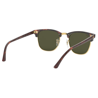 Ray-Ban Occhiali da Sole RB3016 W0366 Clubmaster Tartarugato/Verde G-15 Unisex 6