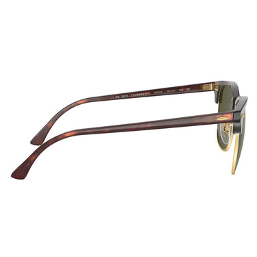 Ray-Ban Occhiali da Sole RB3016 W0366 Clubmaster Tartarugato/Verde G-15 Unisex 7