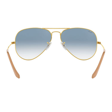 Ray-Ban Sonnenbrille RB3025 001/3F Aviator Gradient Gold/Blau Unisex 5