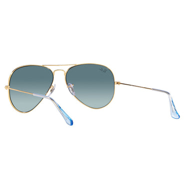 Ray-Ban Sonnenbrille RB3025 001/3M Aviator Gold/Blau Verlauf Unisex 4
