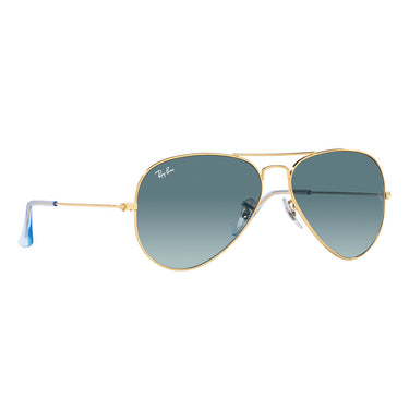 Ray-Ban Sonnenbrille RB3025 001/3M Aviator Gold/Blau Verlauf Unisex 7
