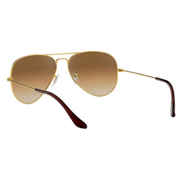Ray-Ban Sonnenbrille RB3025 001/51 Aviator Gradient Gold/Braun Verlauf Unisex 4