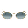 Ray-Ban Occhiali da Sole RB3547 001/3M Oval Oro/Blu Sfumato Unisex