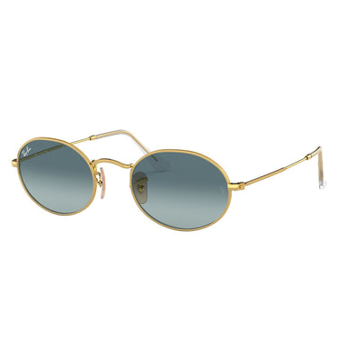 Ray-Ban Gafas de Sol RB3547 001/3M Oval Oro/Azul Degradado Unisex 2