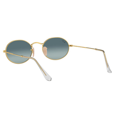 Ray-Ban Gafas de Sol RB3547 001/3M Oval Oro/Azul Degradado Unisex 4