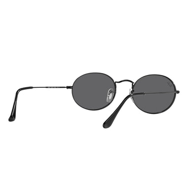 Ray-Ban Gafas de Sol RB3547 002/B1 Oval Negro/Gris Oscuro Unisex 6
