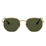 Ray-Ban Gafas de Sol RB3548N 9069A5 Hexagonal Oro/Verde G-15 Unisex