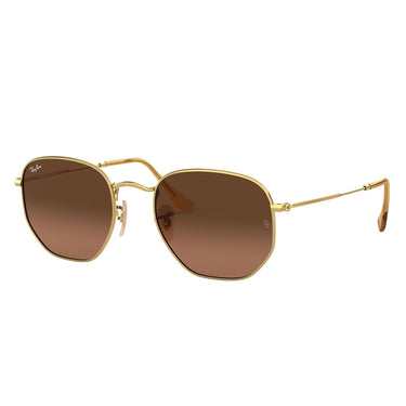 Ray-Ban Gafas de Sol RB3548N 912443 Hexagonal Oro/Marrón Degradado Unisex 2