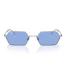 Ray-Ban Sunglasses RB3728 003/80 Yevi Color Silver/Blue Unisex