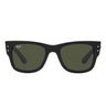 Ray-Ban Sunglasses RB0840S 901/31 Mega Wayfarer Black-Green G-15 Unisex