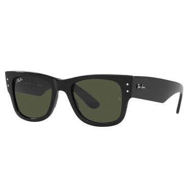 Ray-Ban Occhiali da Sole RB0840S 901/31 Mega Wayfarer Nero-Verde G-15 Unisex2