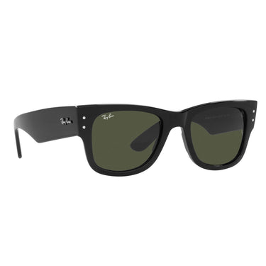 Ray-Ban Occhiali da Sole RB0840S 901/31 Mega Wayfarer Nero-Verde G-15 Unisex5