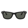 Ray-Ban Sonnenbrille RB2140 901/58 Wayfarer Classic Original Schwarz-Grün G-15 Unisex Polarisiert