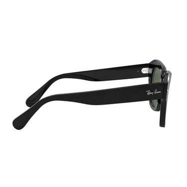 Ray-Ban Occhiali da Sole RB2186 901/31 State Street Nero-Verde G-15 Unisex 5