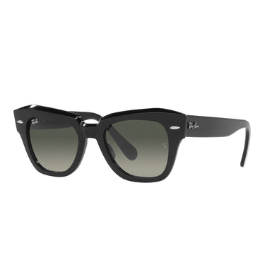 Ray-Ban Occhiali da Sole RB2186 901/71 State Street Nero/Grigio Sfumato Unisex2