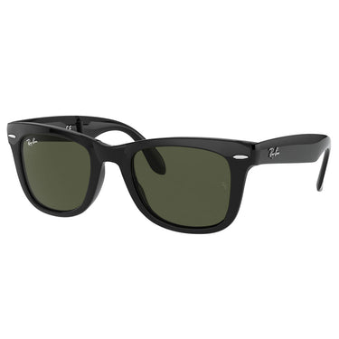 Ray-Ban Occhiali da Sole RB4105 601 Wayfarer Folding Nero/Verde G-15 Unisex2
