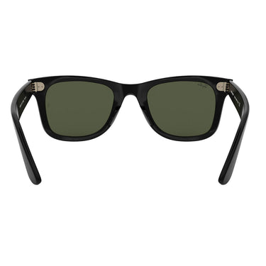 Ray-Ban Occhiali da Sole RB4340 601 Wayfarer Ease Nero-Verde G-15 Unisex5