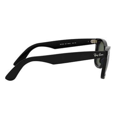 Ray-Ban Occhiali da Sole RB4340 601 Wayfarer Ease Nero-Verde G-15 Unisex7