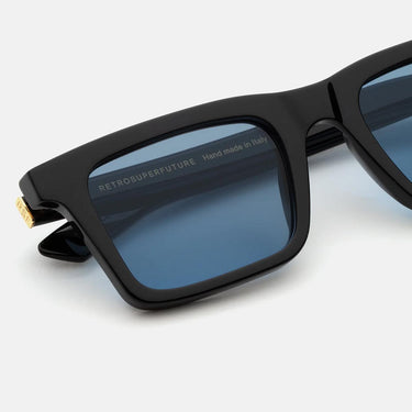 RetroSuperFuture Occhiali da Sole 1968 Azure TCA Nero/Azzurro Unisex